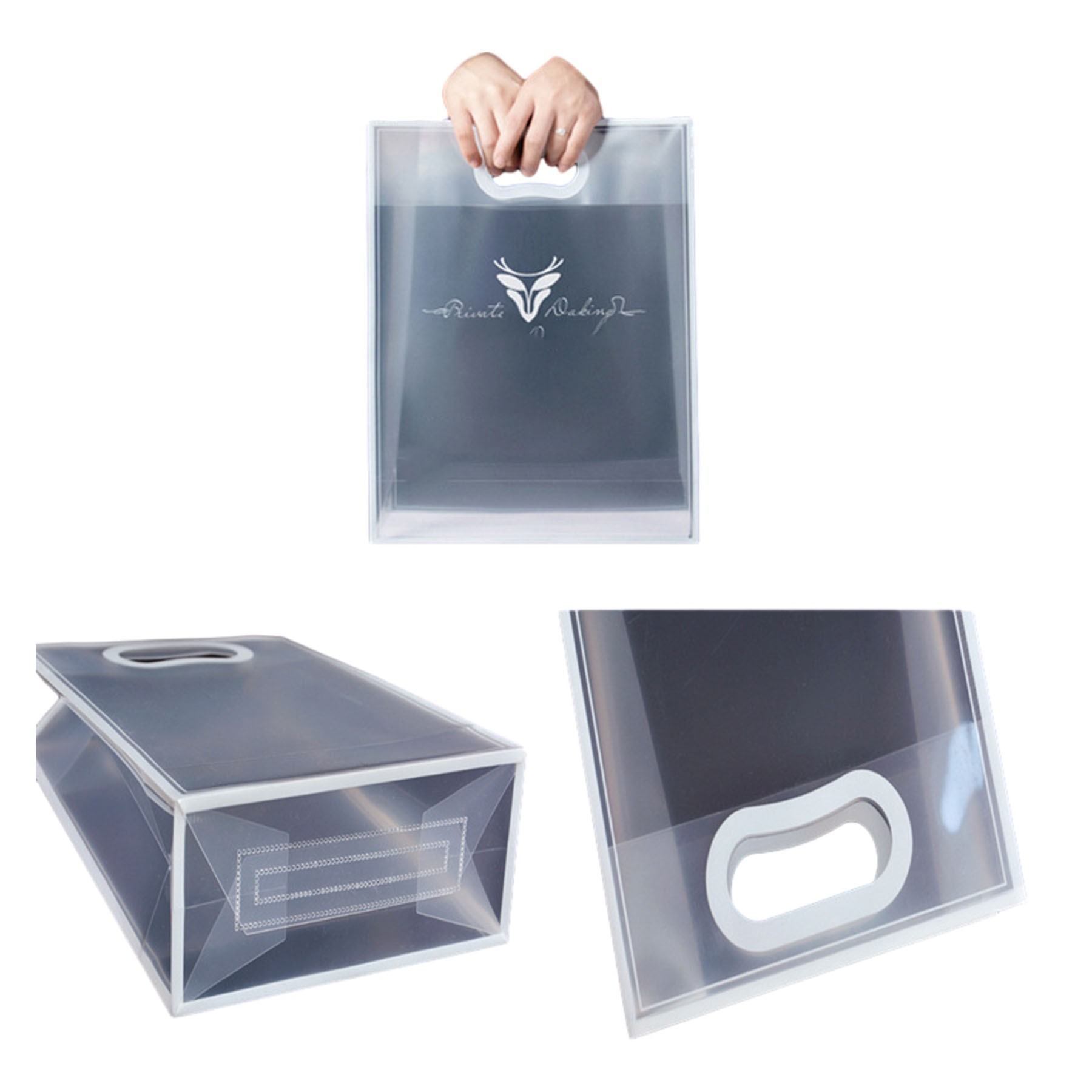 Transparent Frosted Tote Bag 2