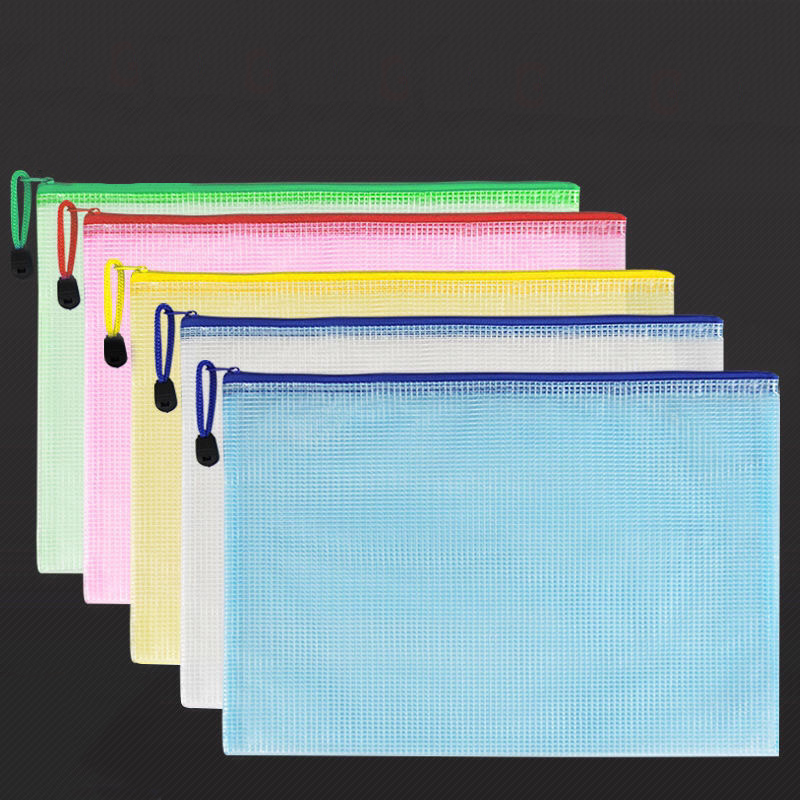 Waterproof Zipper Bags Document Multipurpose Travel Bags for Office, School 2