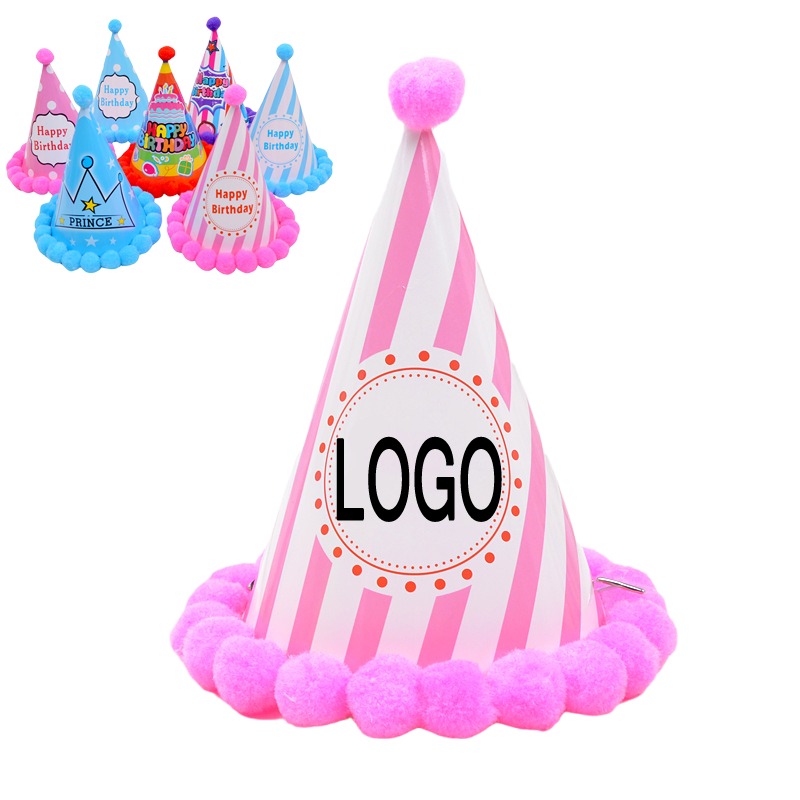 Birthday Party Kids Game Hat & Cake Celebration Decoration 8