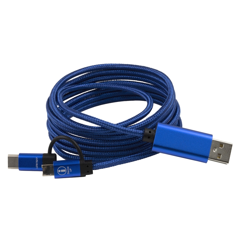 "OSLO" 5-in-1 Braided 6 Ft. Long Cell Phone Charging Cable 4