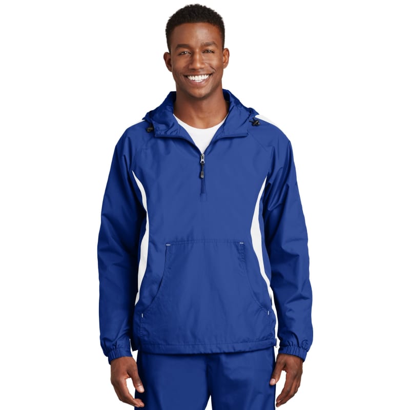 Sport-Tek Colorblock Raglan Anorak. 6