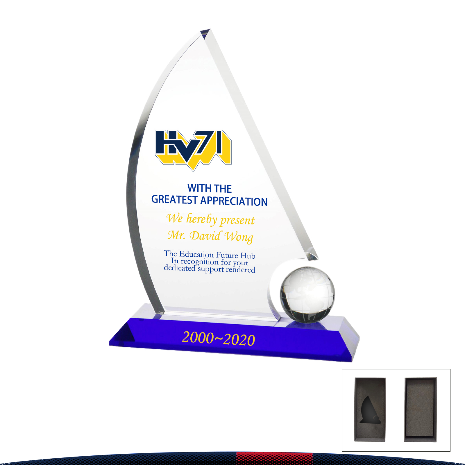 Karyn Sailing Crystal Award 4