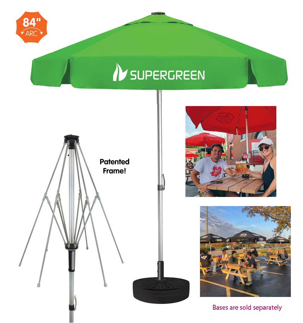The Vented Bistro Patio Umbrella 12