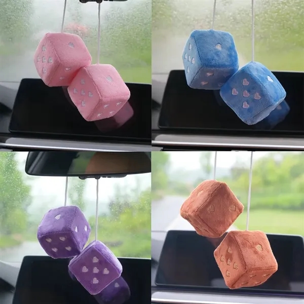 Fuzzy Dice Car Accessories 3