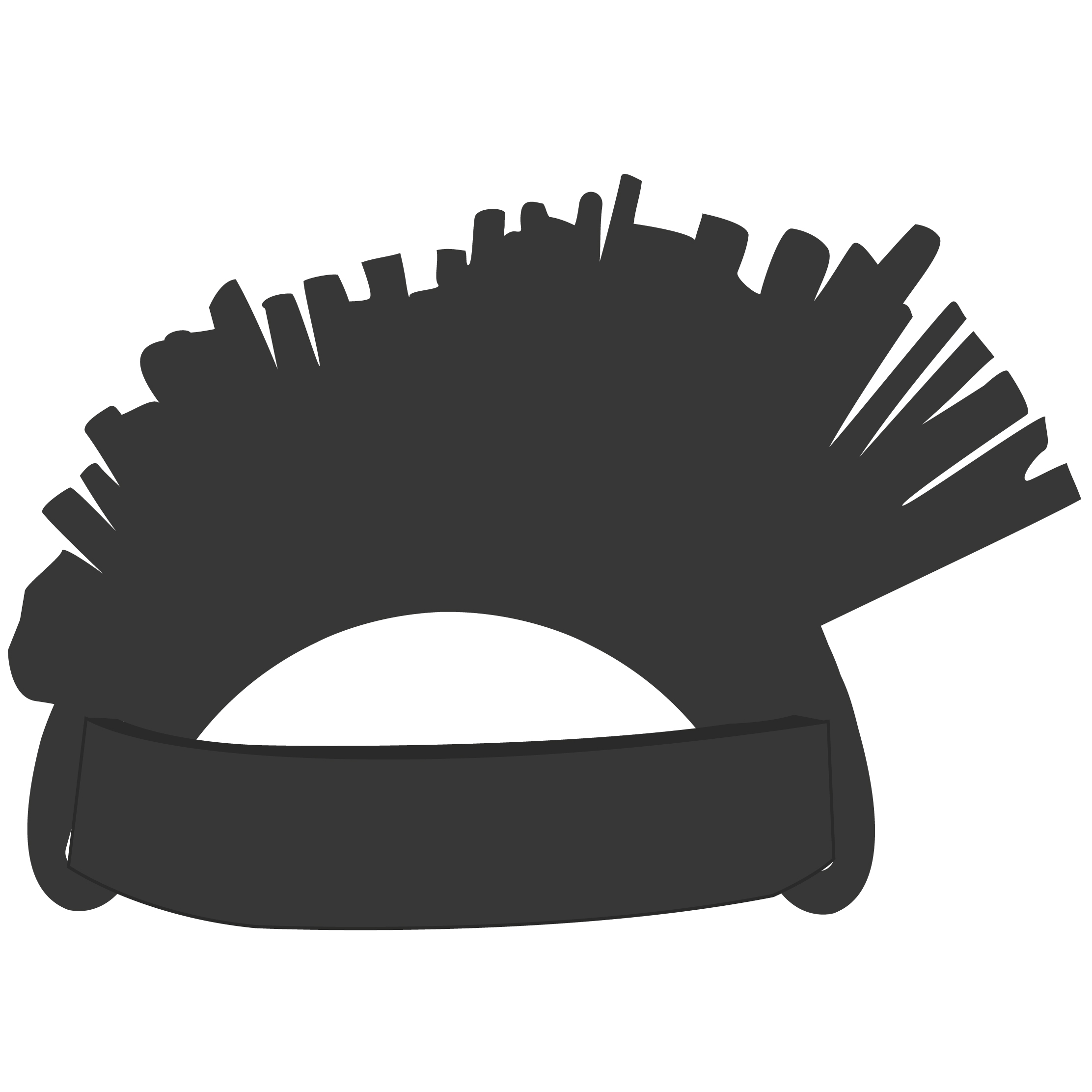 Foam Mohawk Hat 3