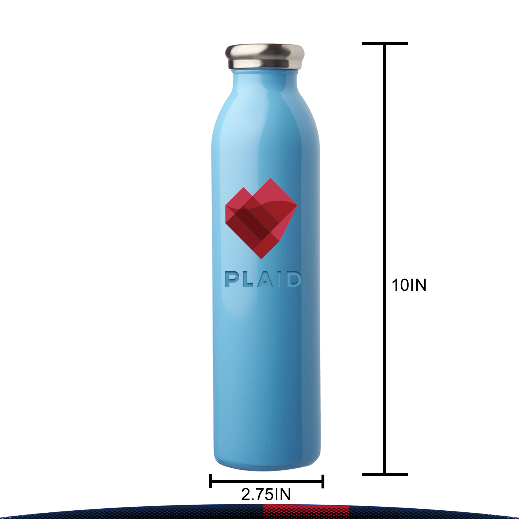 Vishle Stainless Steel Water Bottle - 20 OZ. 2