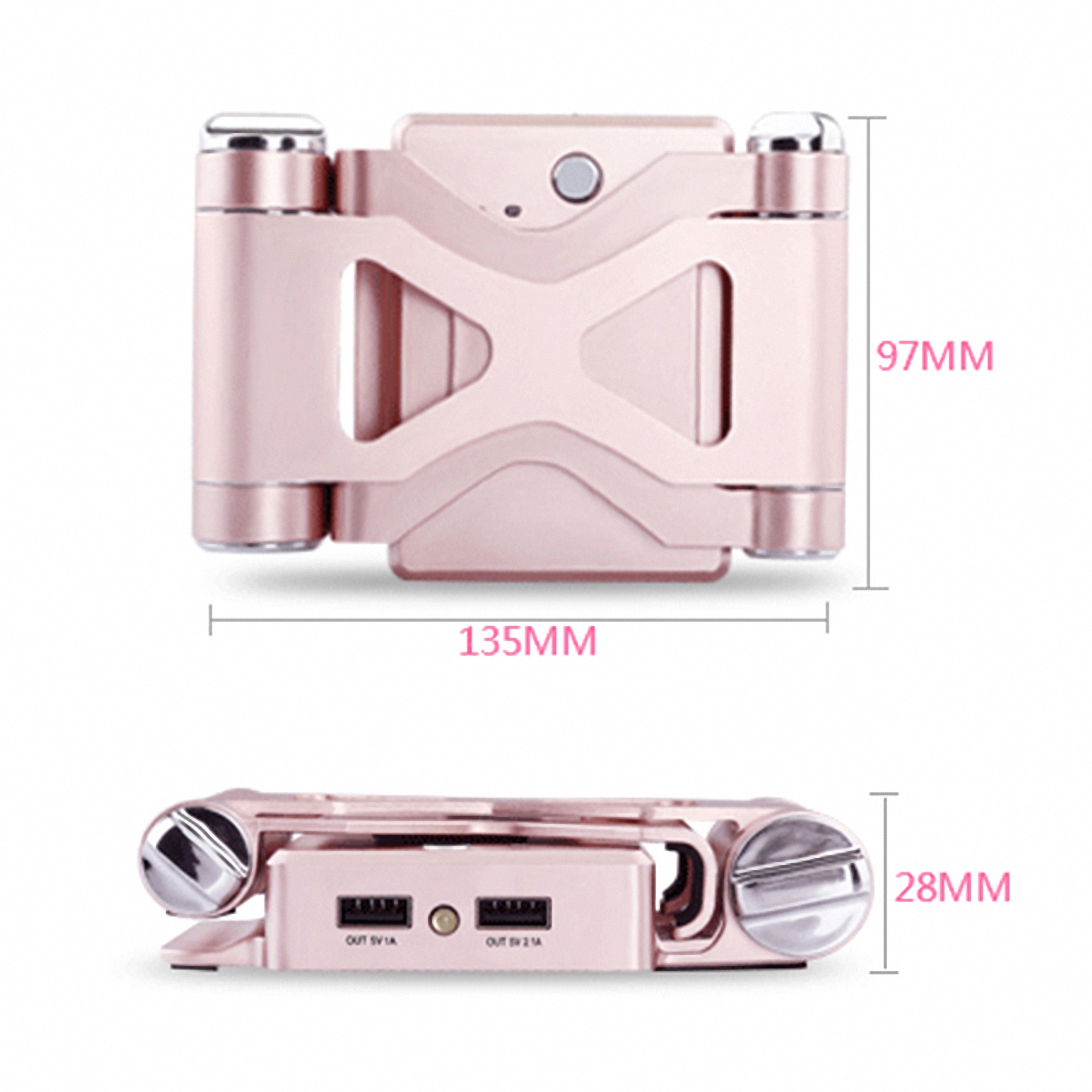 Portable 10400mAh Power Bank with Phone Holder 3