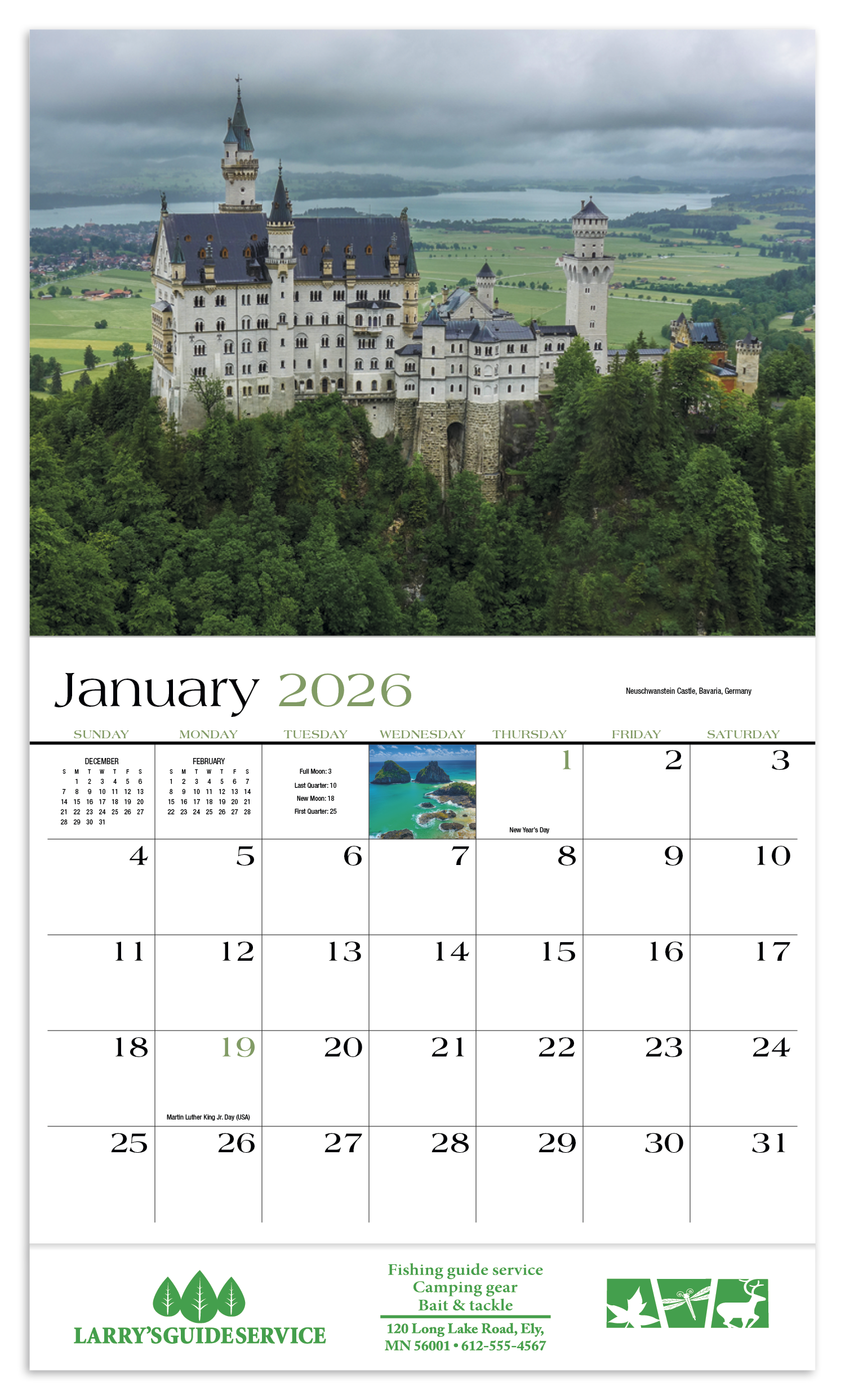 HotLine® Products Destination Dreams® Appointment Calendar - Stapled 2
