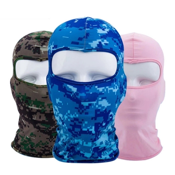 Camouflage Tactical Headgear CS Mask Outdoor 6