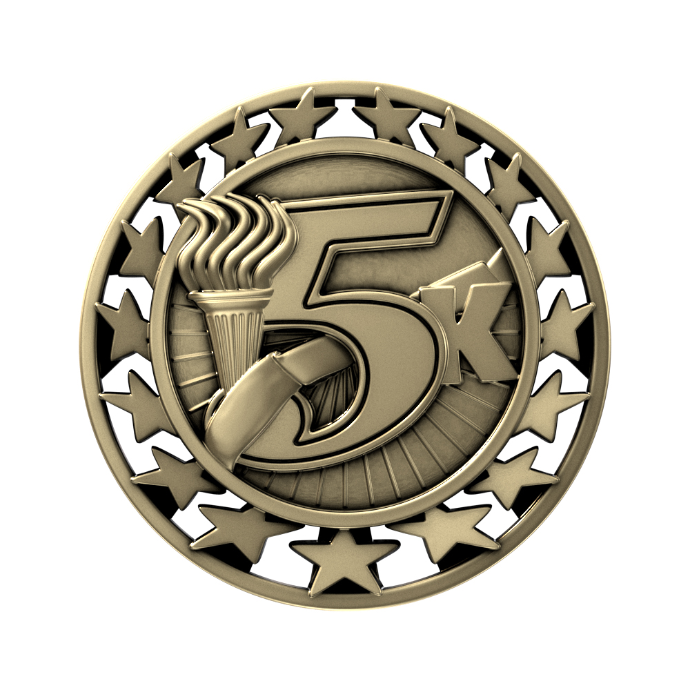 5K Star Medallion (2-1/2") 8