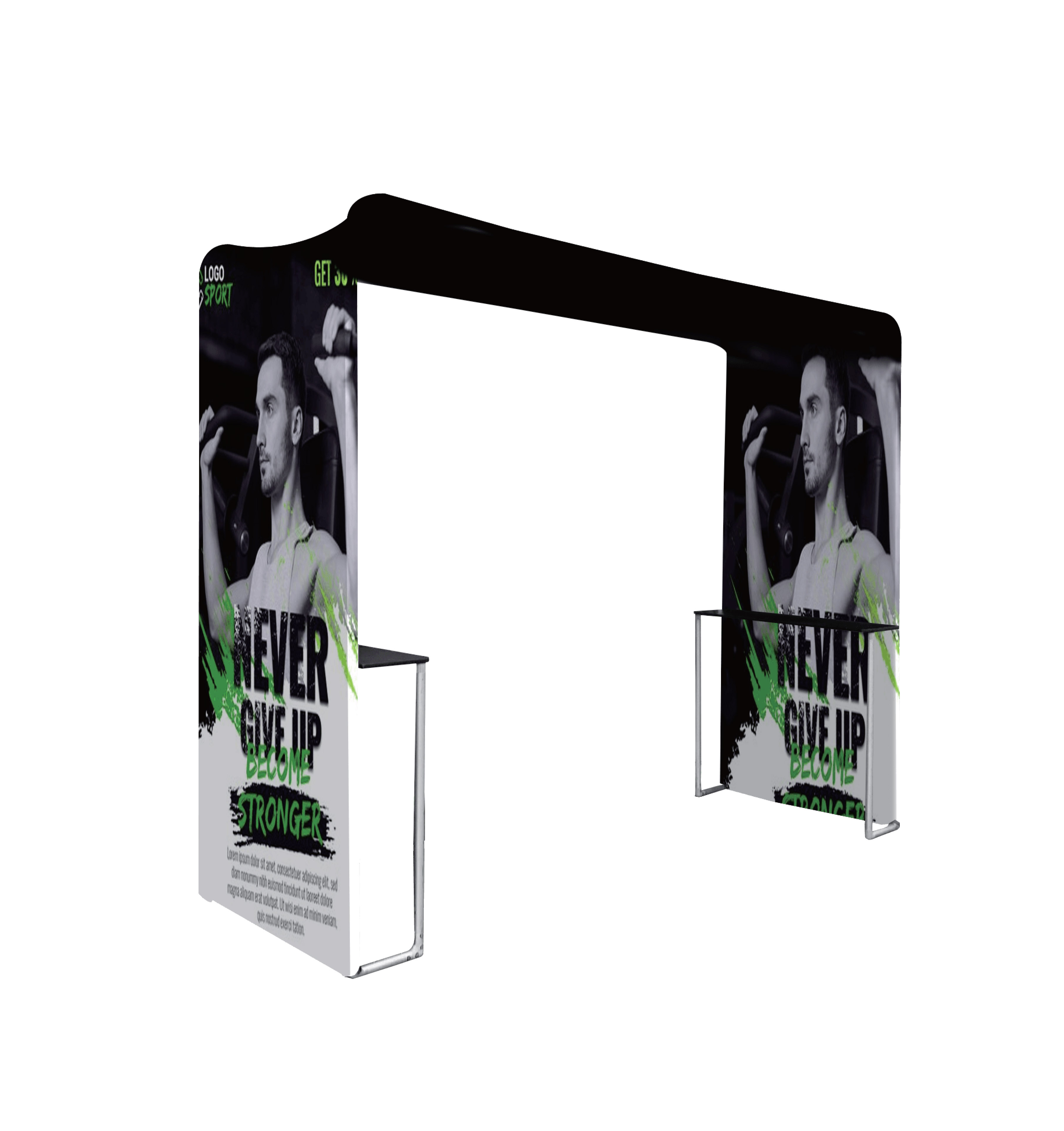 10ft Square Booth Display 1