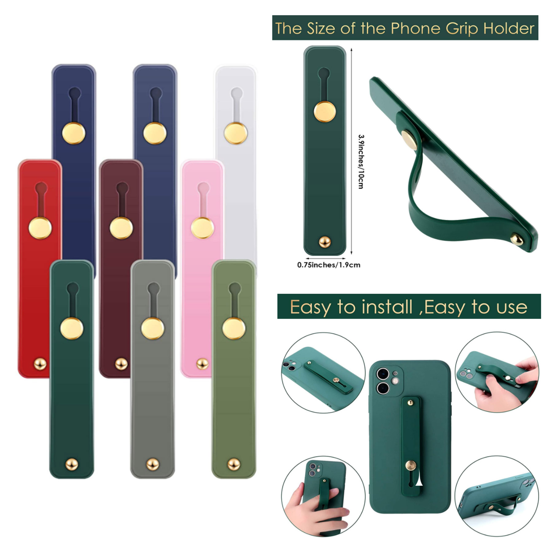 Silicone Phone Ring Stand 2