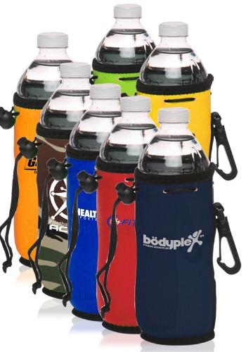 Neoprene Water Bottle Insulator, custom koozie with logo imprint 2