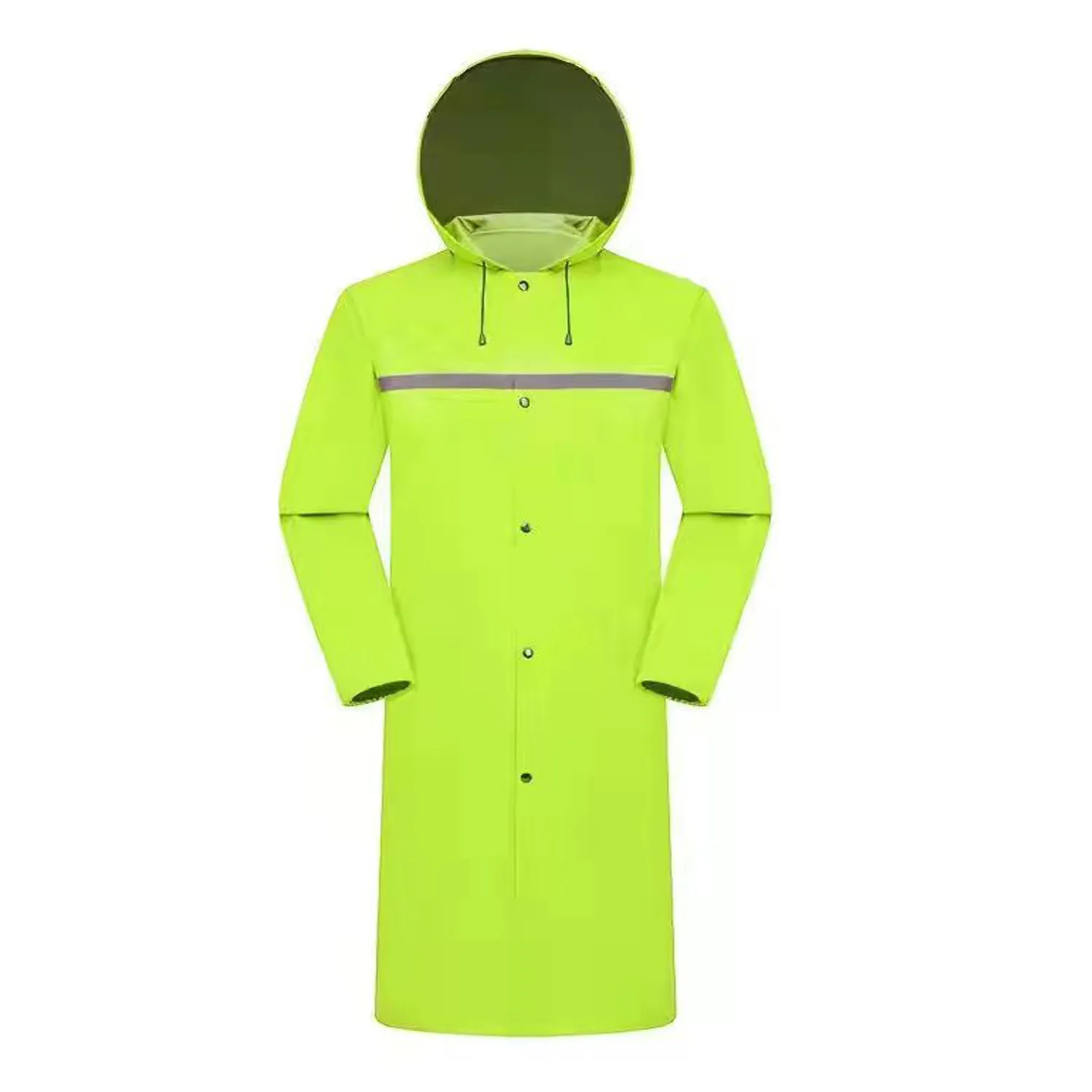 Long Hooded Waterproof Raincoat Poncho 6