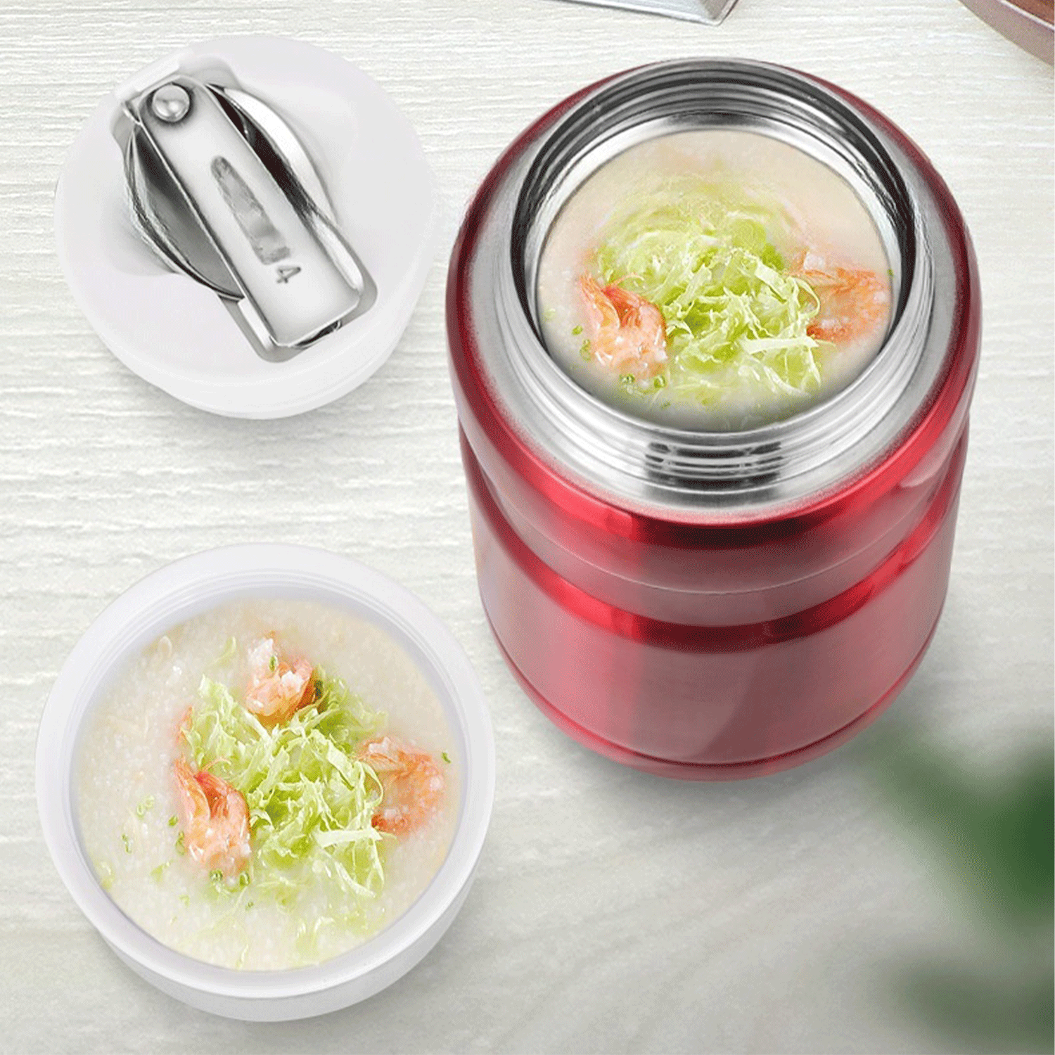 17 25 oz Sturdy Spacious Stainless Steel Insulated Food Jar 13