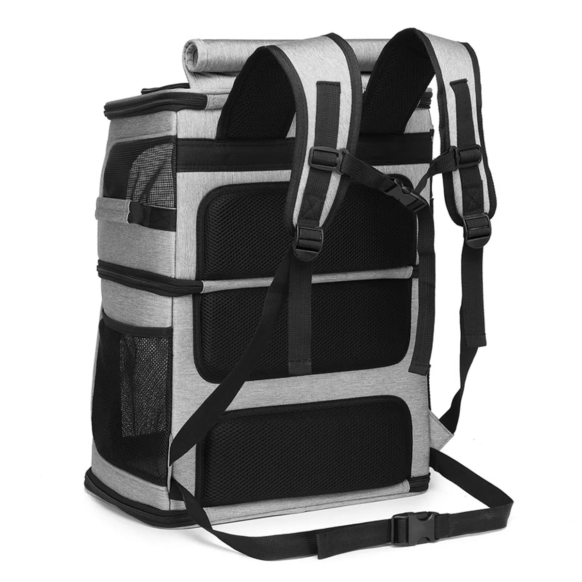 Outdoor Ventilated Double-Compartment Pet Carrier Backpack 4