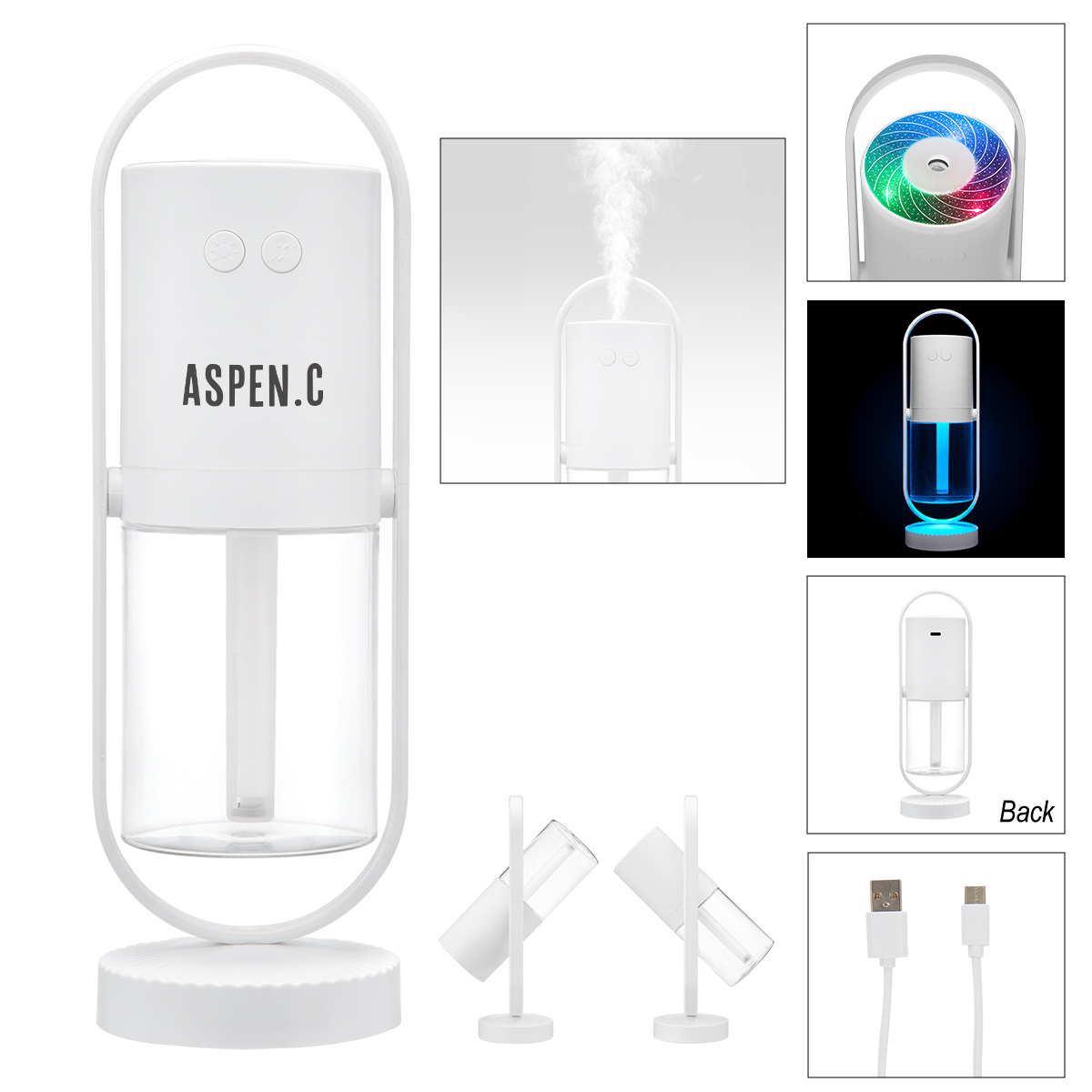 Rechargeable Rotating Light-Up Humidifier 2.0 5