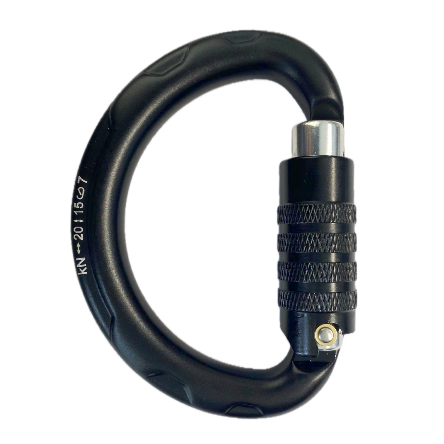 D Ring Style Triple Gate Aluminum Carabiner 3