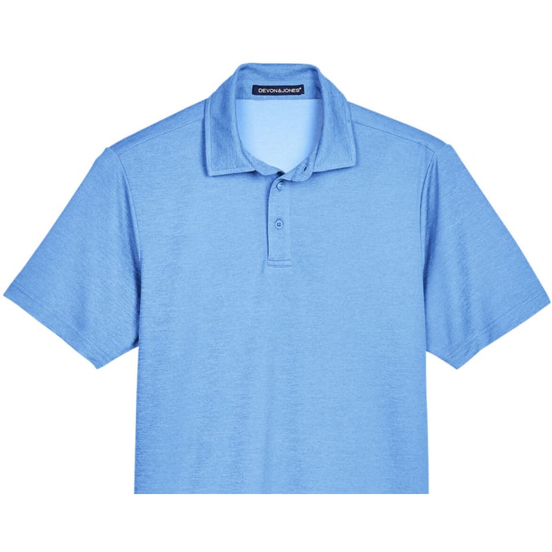 Devon & Jones CrownLux Performance™ Men's Address Melange Polo 17
