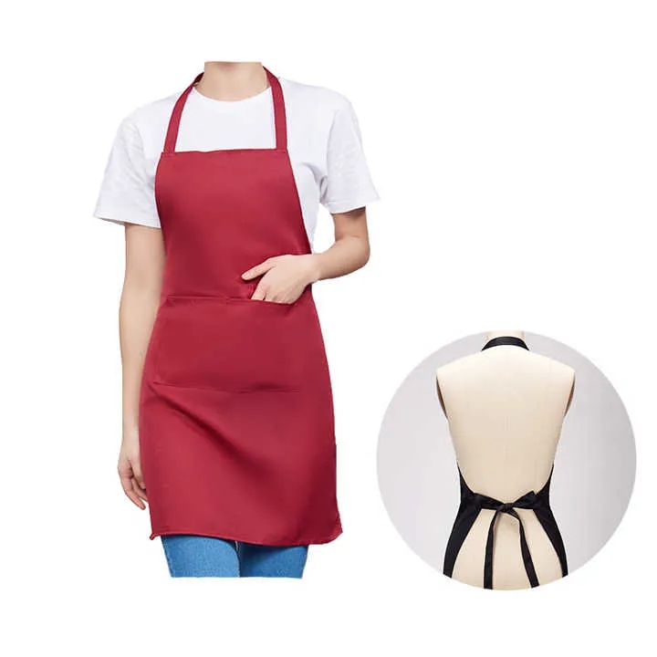 Kitchen Apron With Front Pocket 3