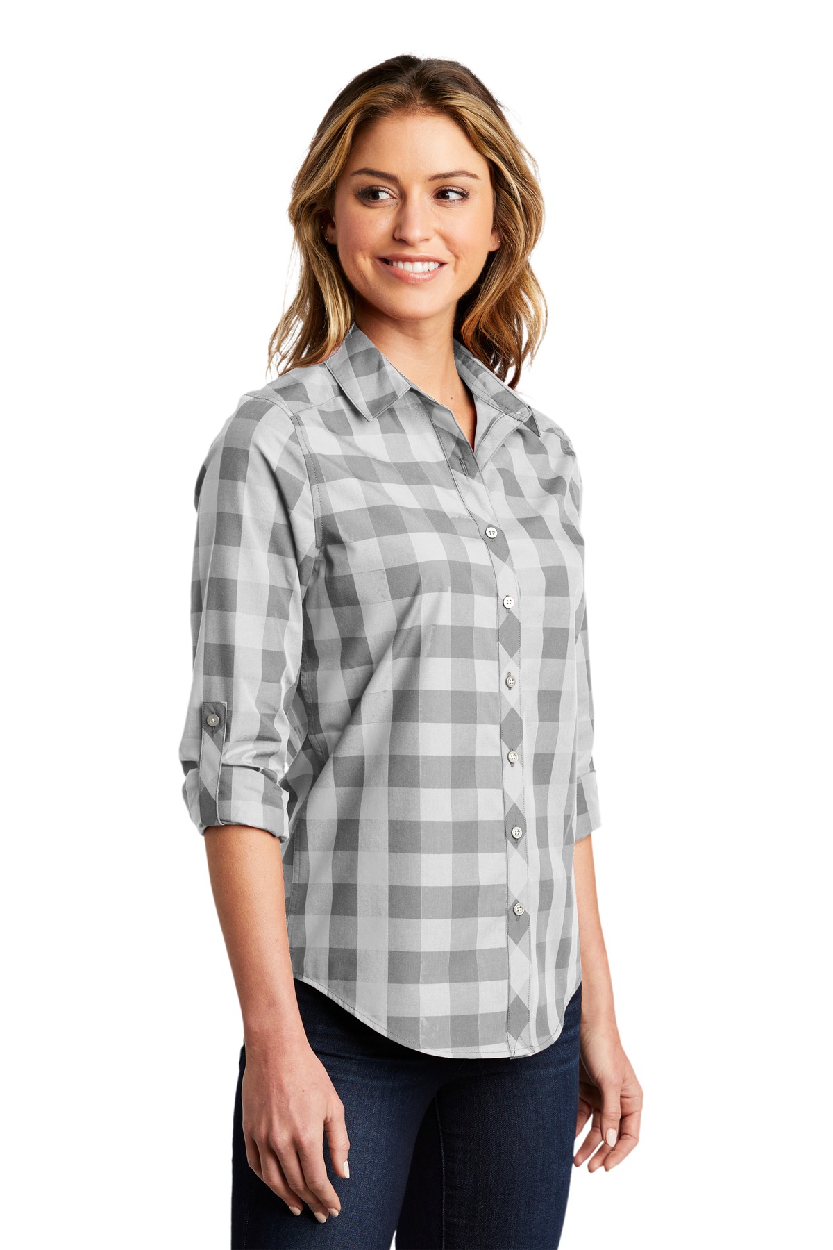 Port Authority Women's Everyday Plaid Shirt. LW670 1