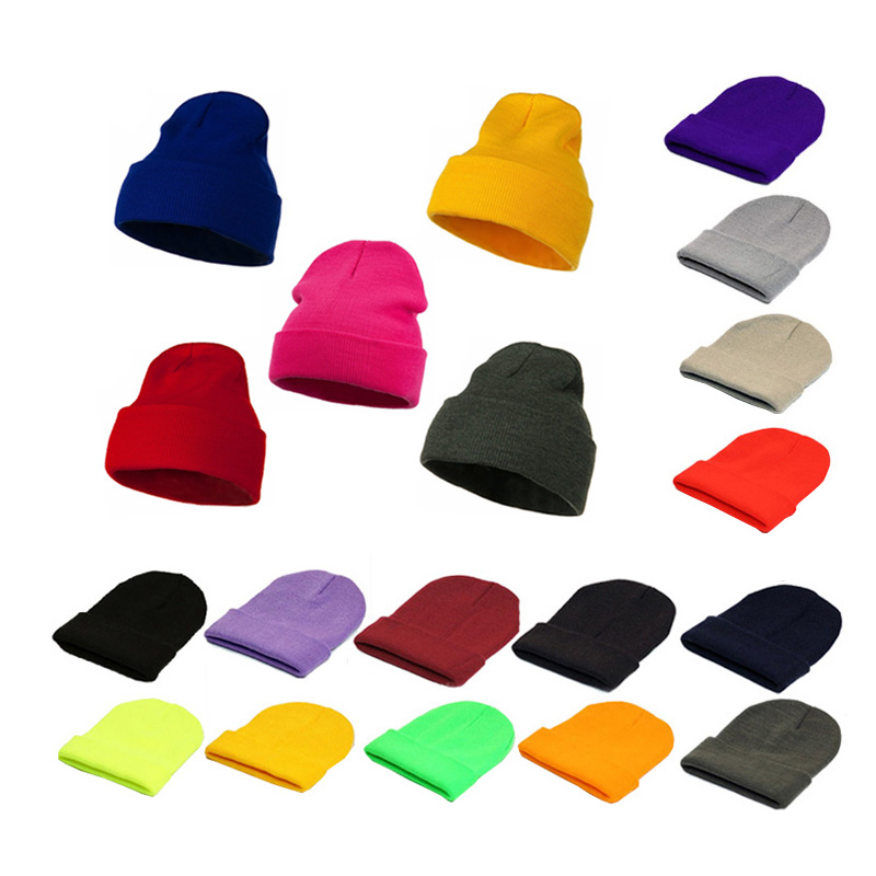 Knit Beanie Hat 1