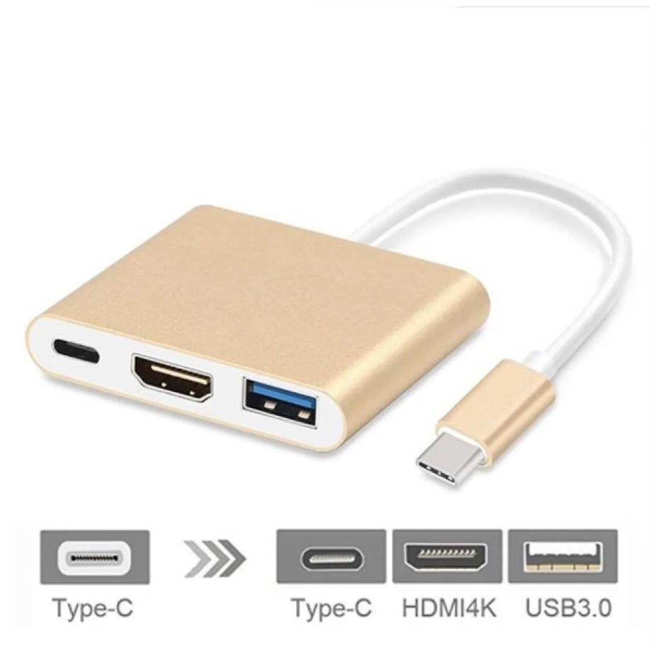 3 In 1 Laptop Docking Station Type-C Adapter 2