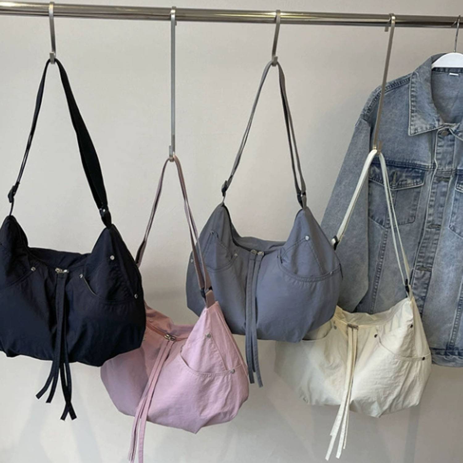 Spacious Durable Polyester Crossbody Bag 2