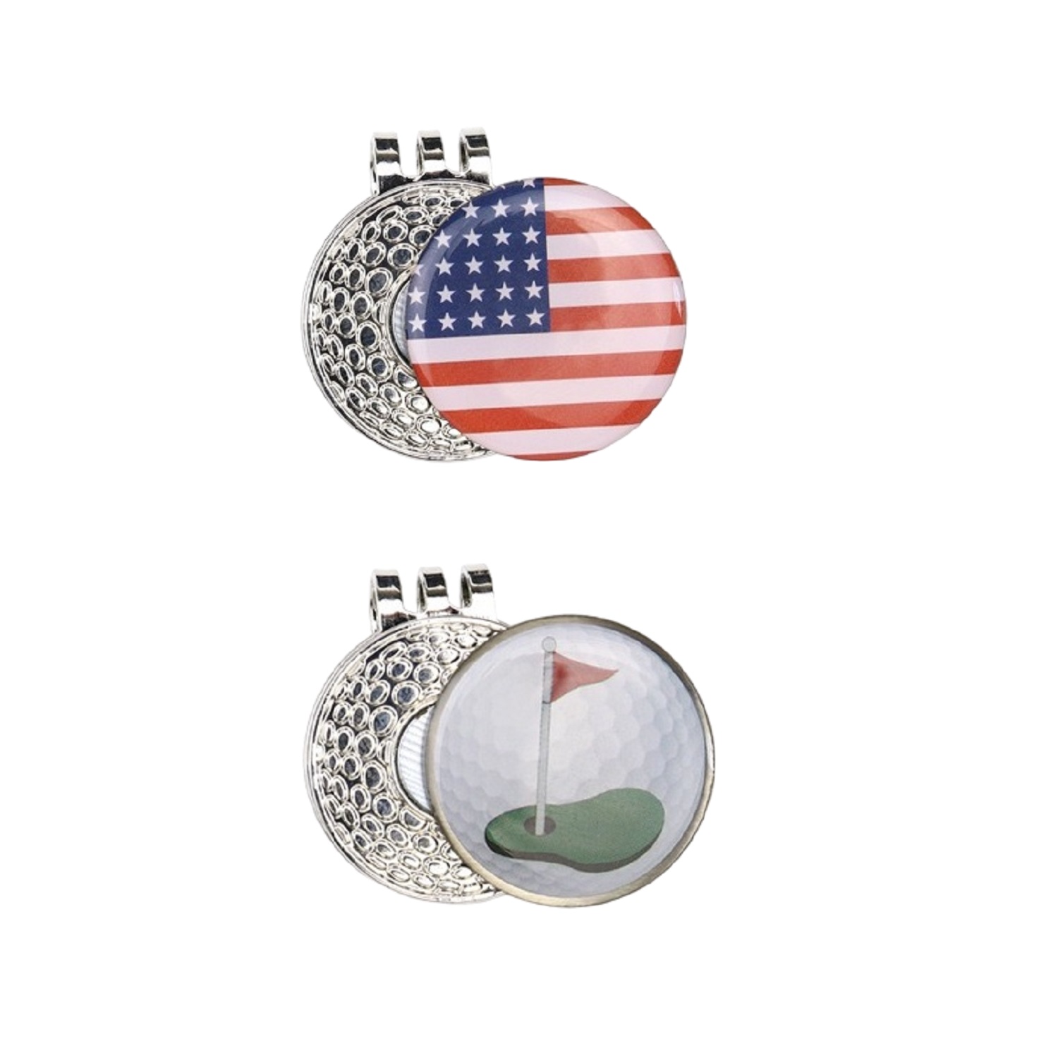 Magnetic Hat Clip Golf Ball Marker 1