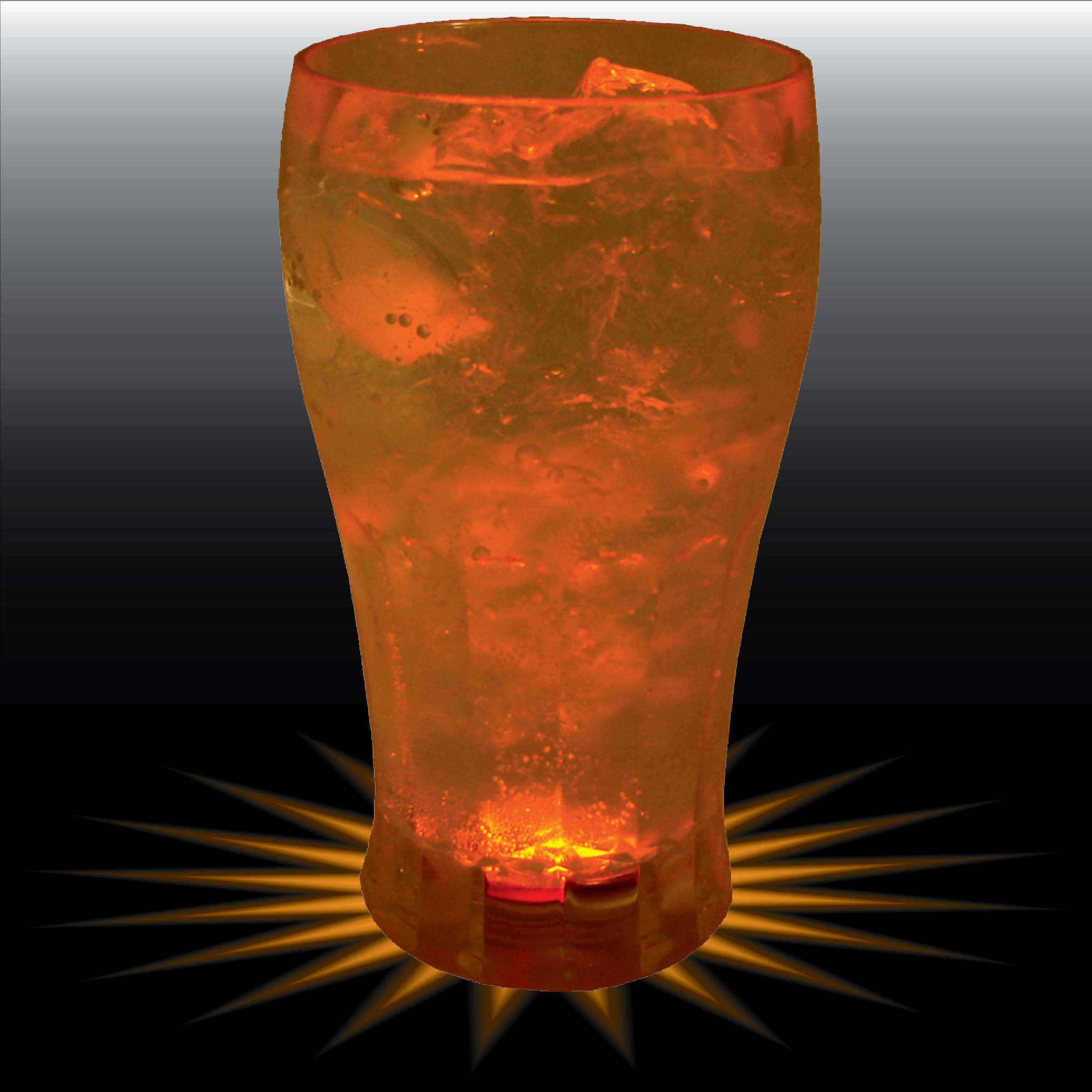 12oz Single Light Plastic Fluted Bell Soda Cup 12