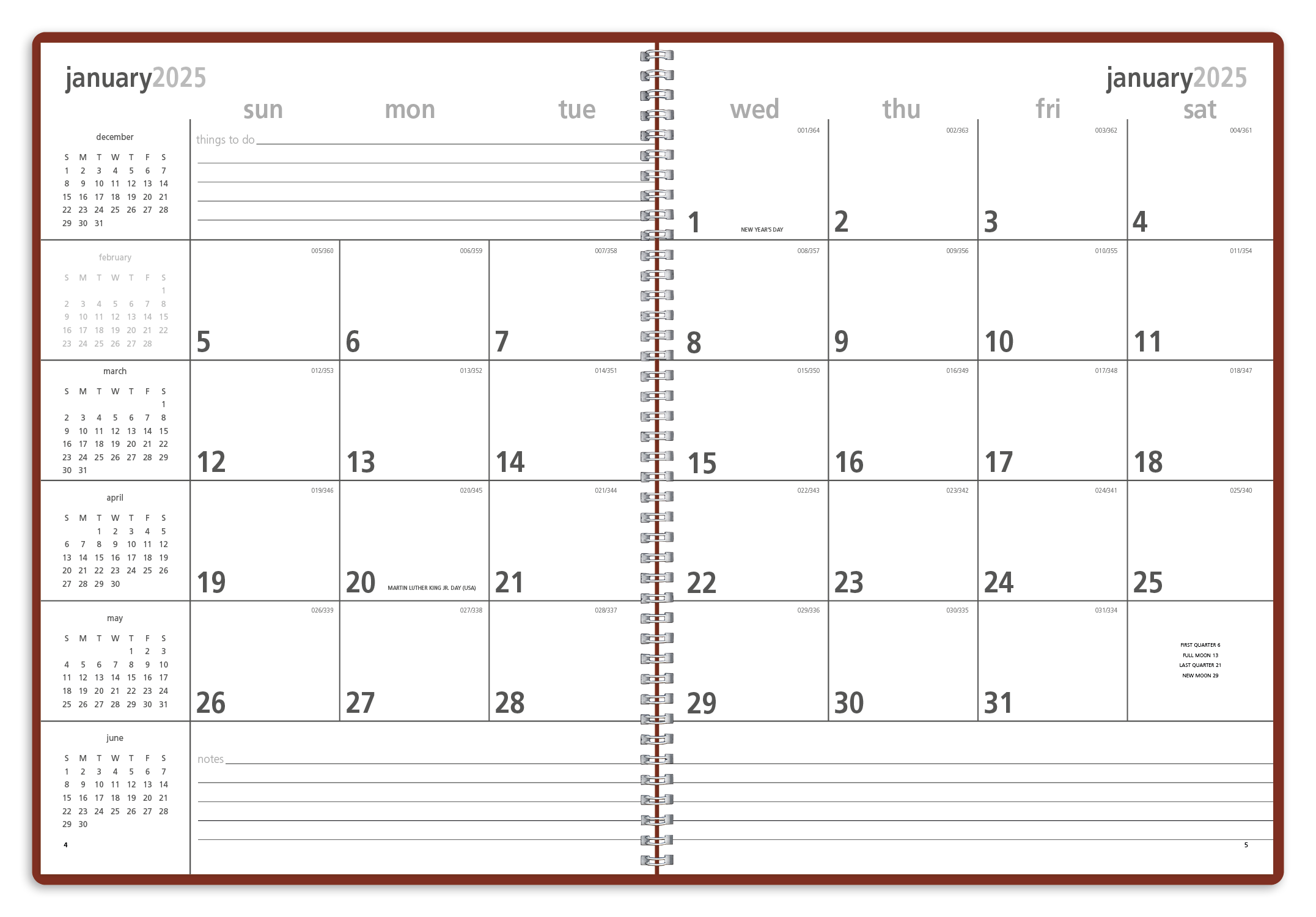 Triumph® Calendars Monthly & Weekly Planner 30