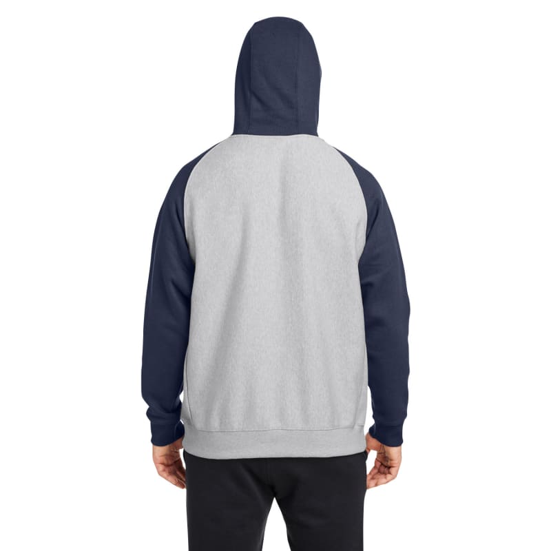 Team 365 Unisex Zone HydroSport™ Heavyweight Colorblock Hooded Sweatshirt 4