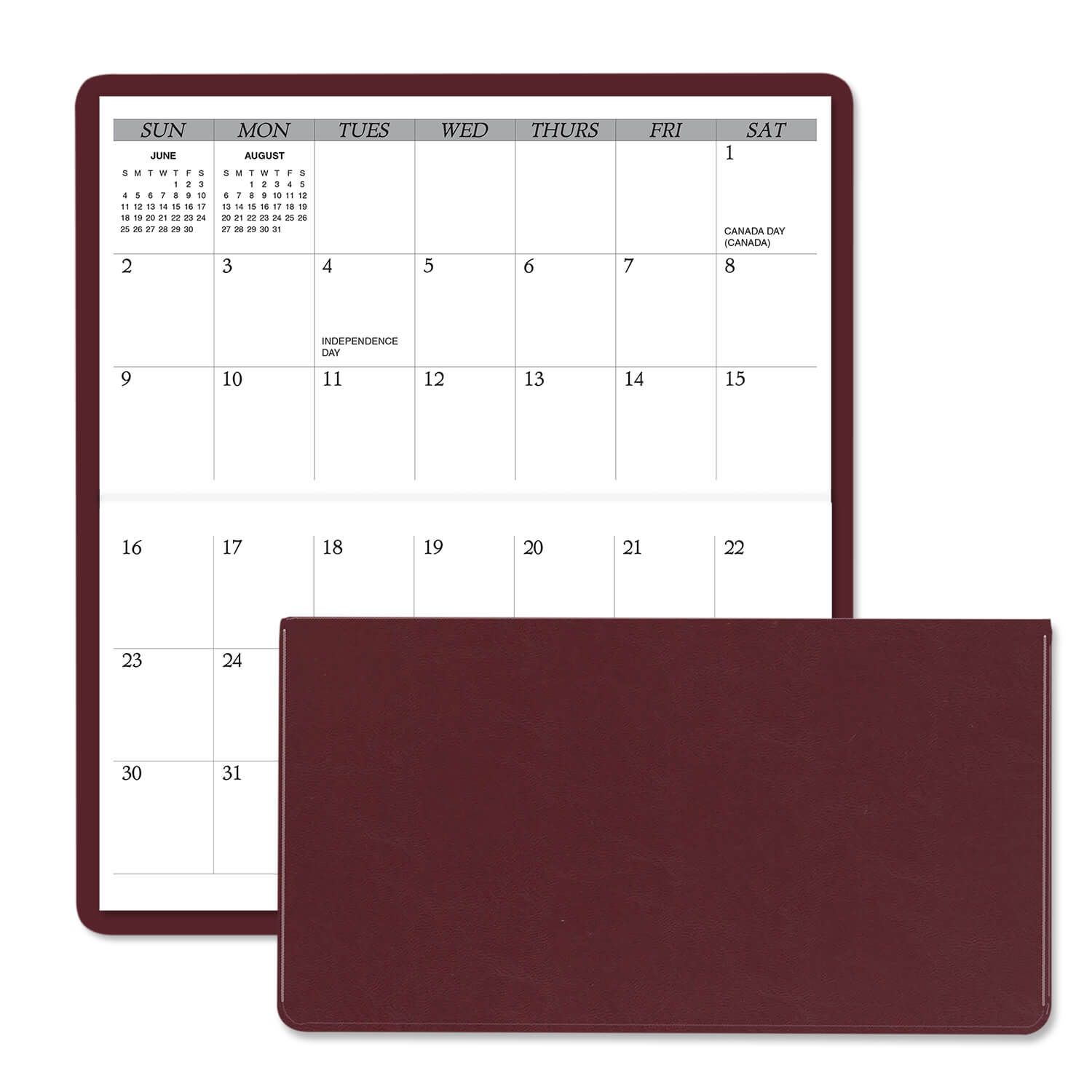 Executive Horizontal Monthly Pocket Planner 4