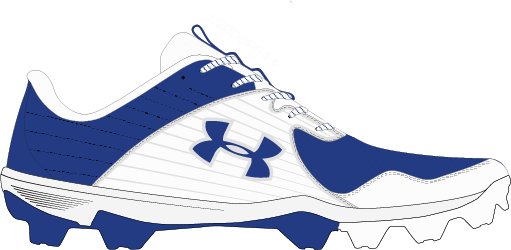 Boys' UA Leadoff Low RM Jr. Baseball Cleats 2