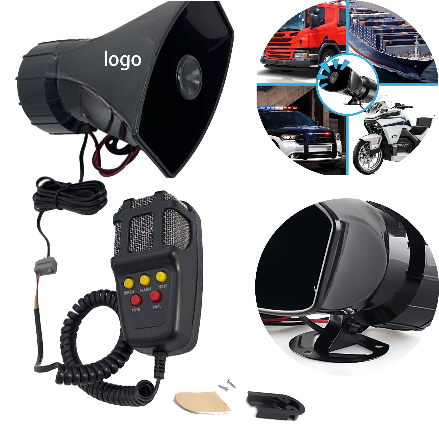 Alarm Speaker with Microphone