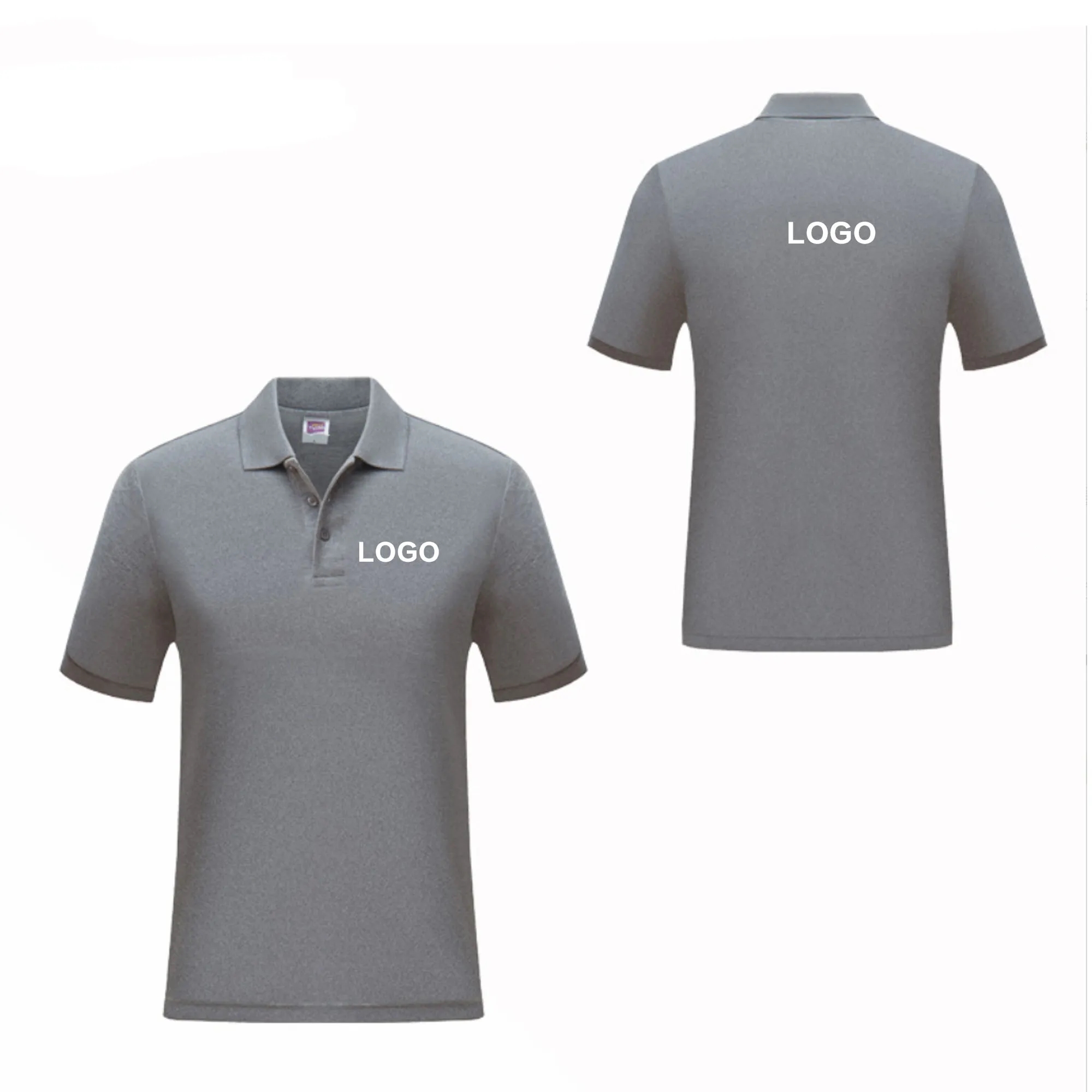 Customized Cotton Short-Sleeved Polo Shirt 7