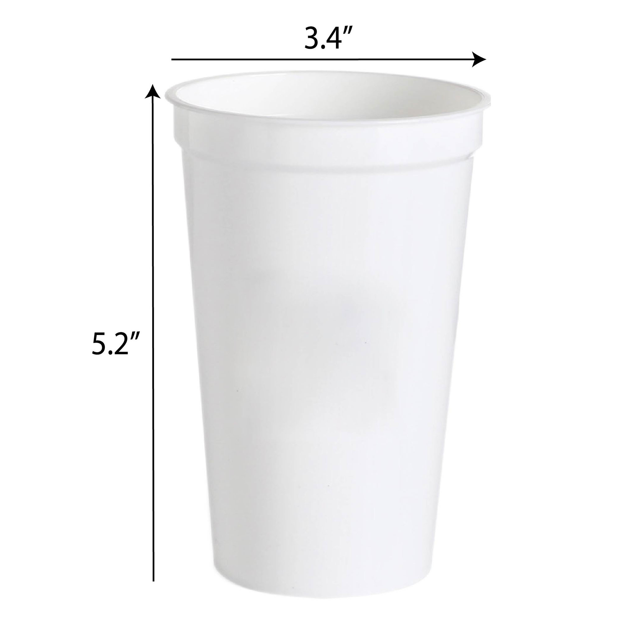 16 Oz. Reusable Plastic Stadium Cup 2