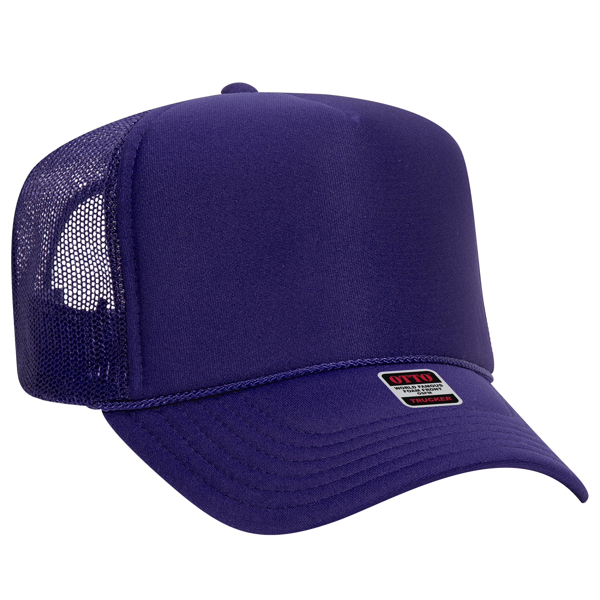 OTTO CAP® 5 Panel High Crown Mesh Back Trucker Hat 208