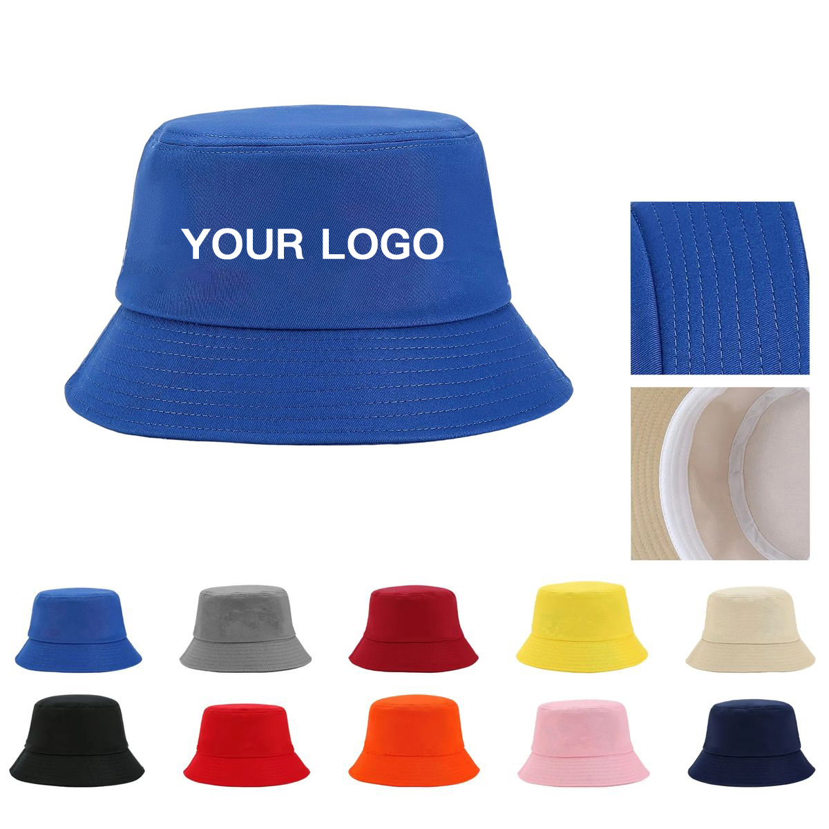 Lightweight Cotton Bucket Hat For Outdoor Wear 2