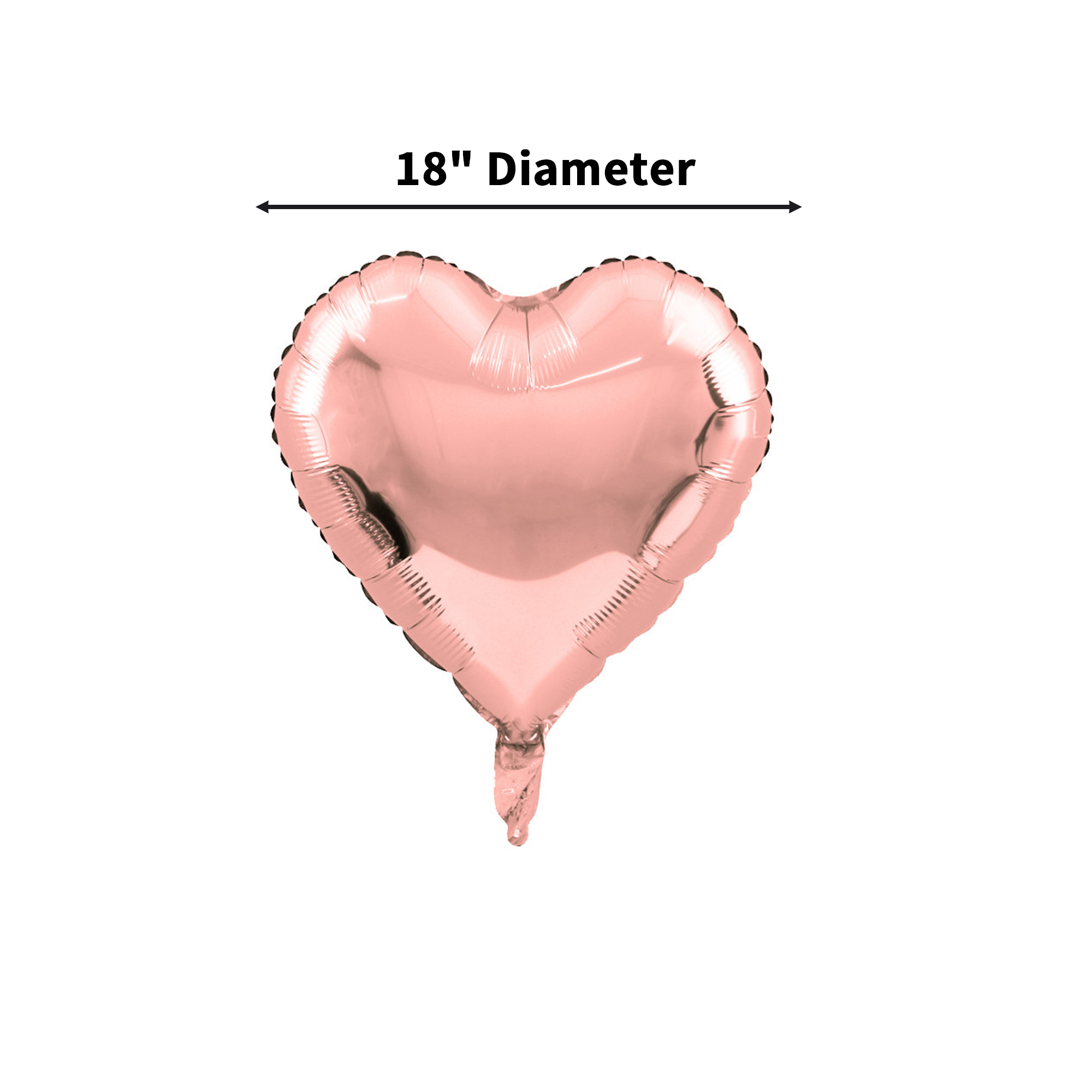 Heart Shape Foil Balloon 18" Custom Print 9