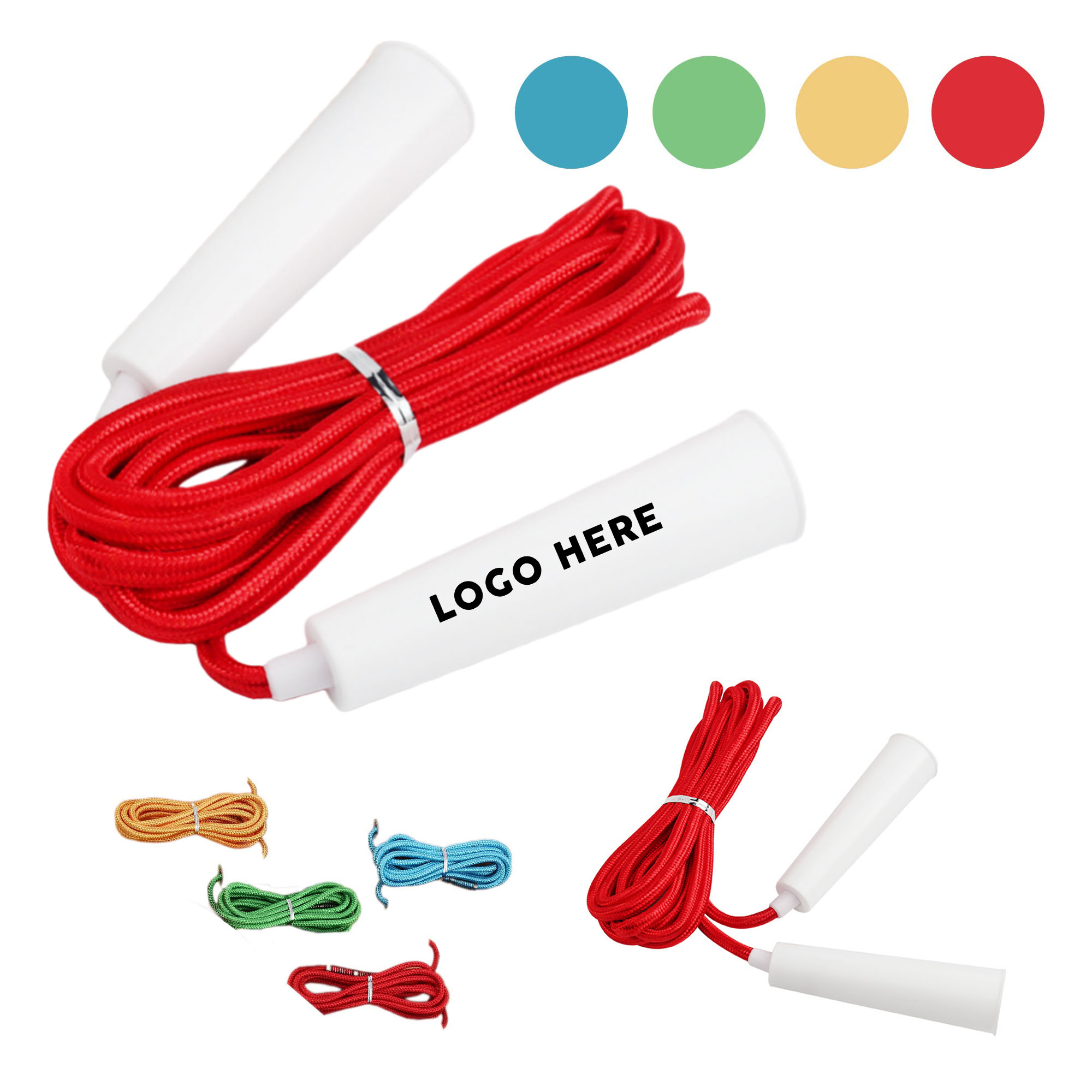 Kids' Cotton Jump Rope With Plastic Handles 3