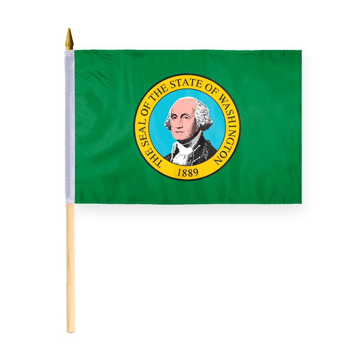 4"x6" & 12"x18'' Washington ePoly Printed Stick Flags 2