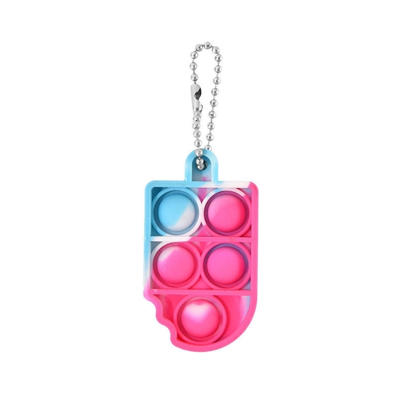 Ice Cream Keychain Push Bubble Fidget Toy 2