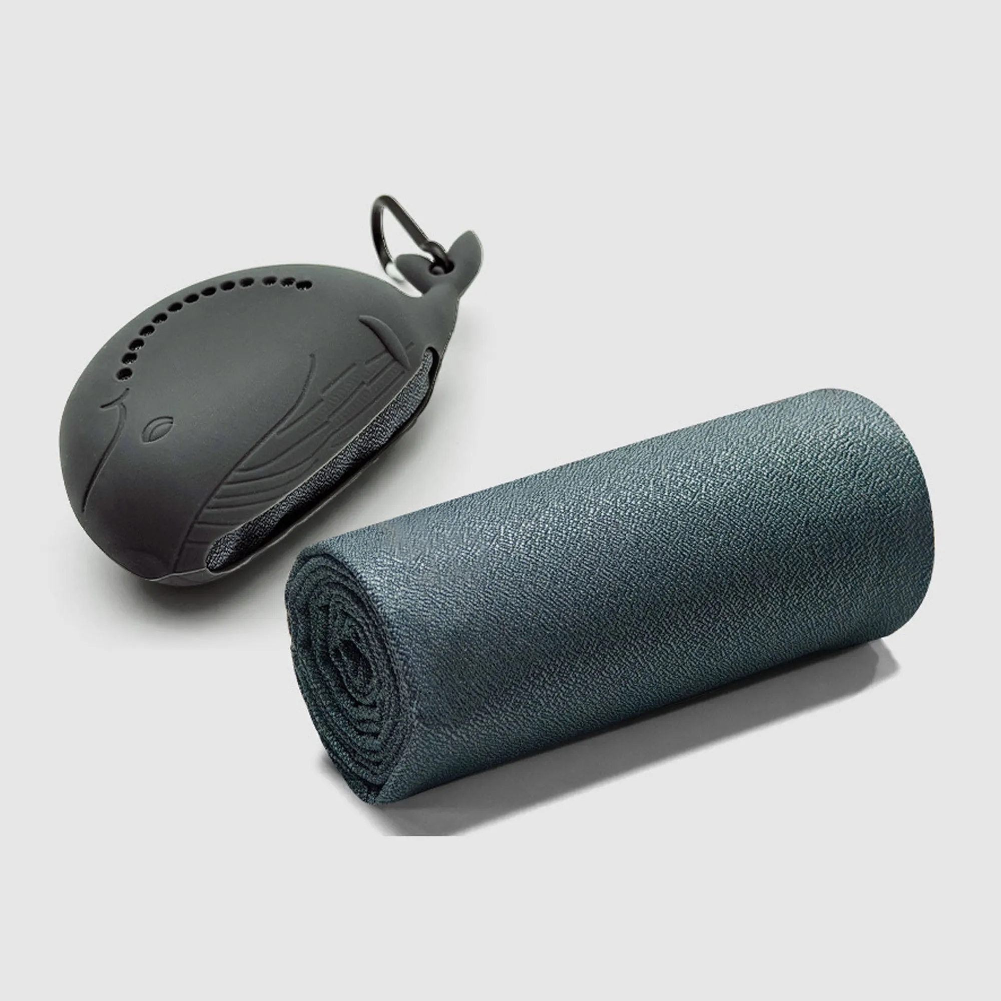 Whale Shape Quick Dry Cooling Sports Towel With Case 1