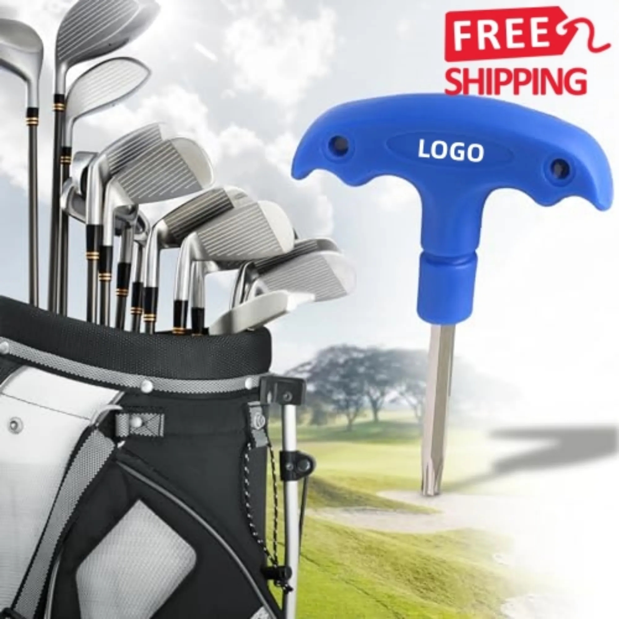 Golf Wrench Tool Ergonomic Grip Portable Accessory 3