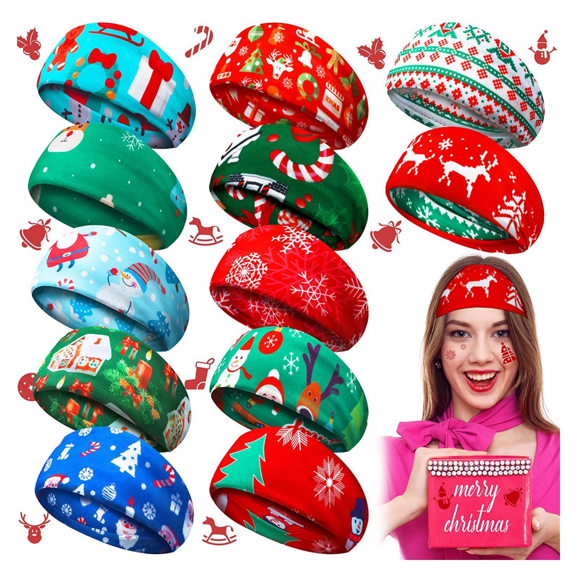 Christmas Stretchy Headband 5