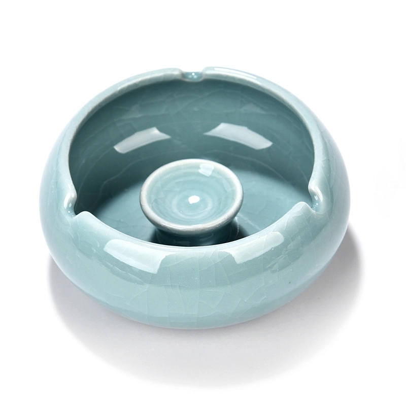 Custom Handmade Ceramic Ashtray With Lid 9