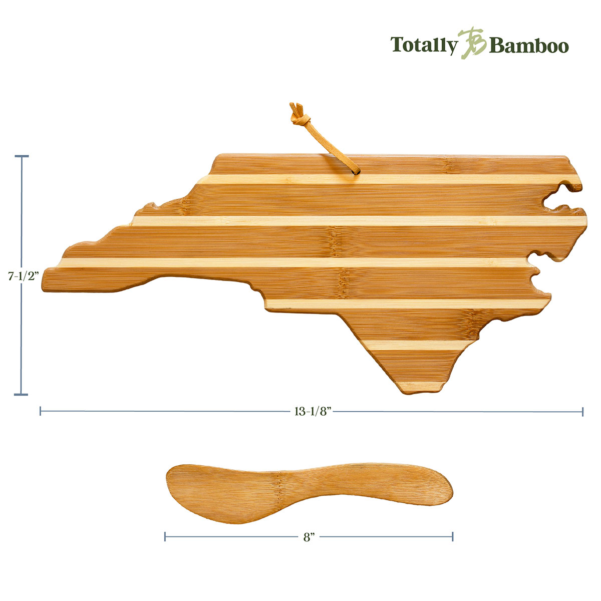 North Carolina Charcuterie Board with Spreader Knife Gift Set 4