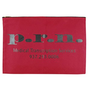 10 Oz. Colored Canvas Deluxe Zippered Portfolio 8