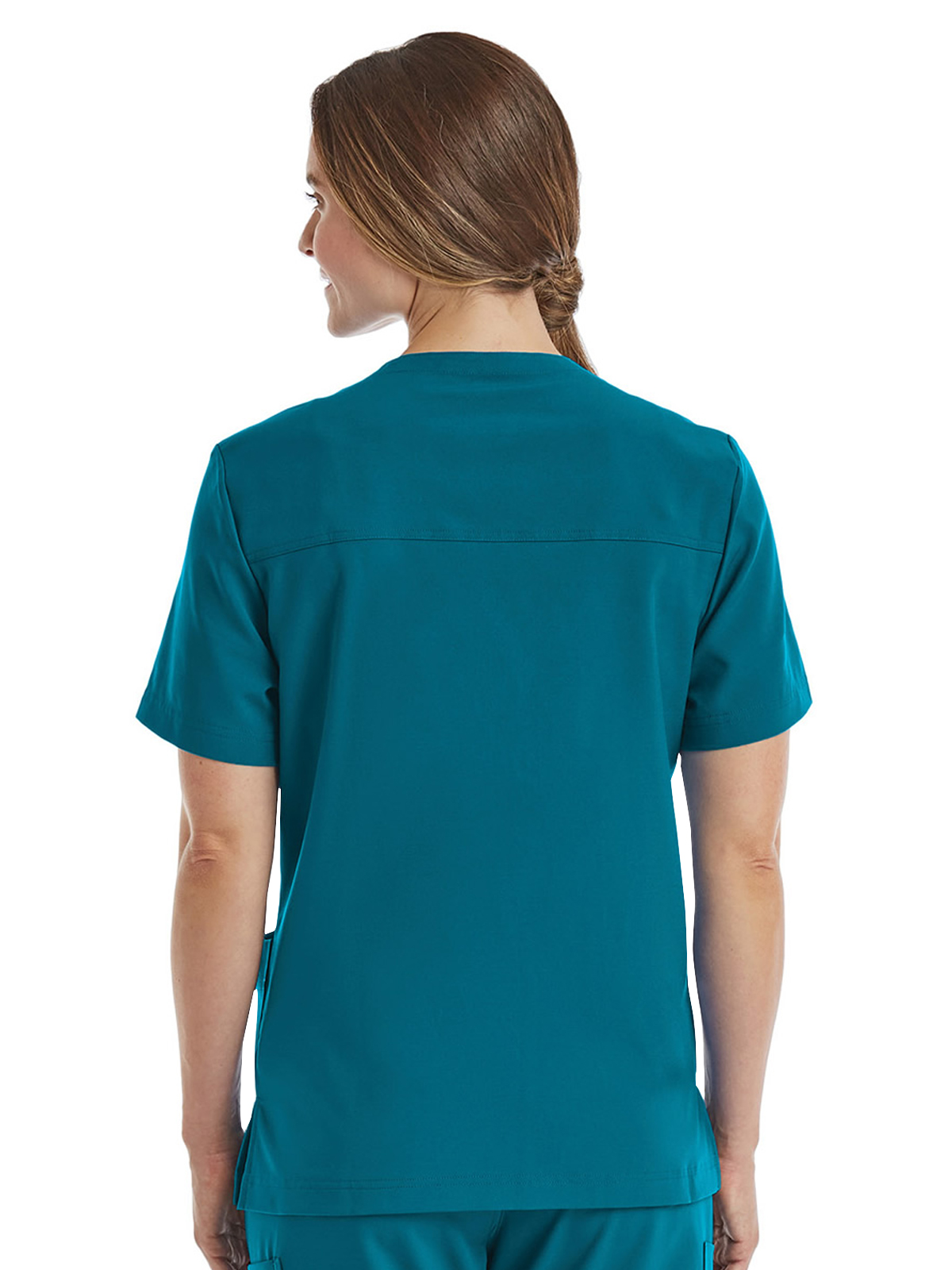 ScrubJoy Fit-4-All - Unisex Three-Pocket V-Neck Top 1